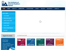 Tablet Screenshot of iiauganda.org